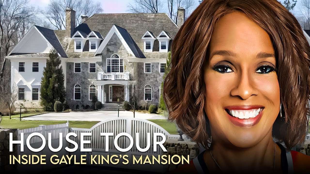 Gayle King | House Tour | $4 Million Connecticut Mansion & More - YouTube