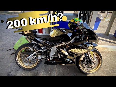 TOP SPEED APRILIA RS 125! 200 km/h?