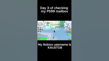 Day 3 of checking my PS99 mailbox