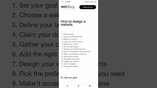 How to Design a website