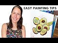 These watercolor tips will transform your fruit painting experience!