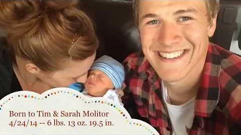 Family Welcome for Hudson Clark Molitor
