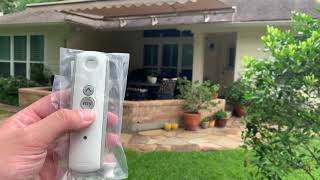 Motorized Roof Mounted Retractable Awning - Shading Texas
