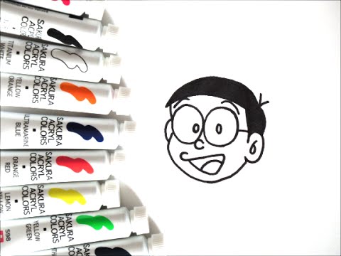 ドラえもんキャラクター のび太の描き方 How To Draw Doraemon 그림 Youtube