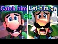 Catch Morty Vs Let Him Make His Godzilla Movie - All Choices - Luigi's Mansion 3 Secret Cutscenes