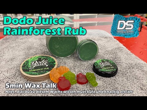 Карнаубський м'який віск для авто Dodo Juice RAINFOREST RUB Soft Wax,30ml підходить для автомобілів будь-якого кольору, видео 2