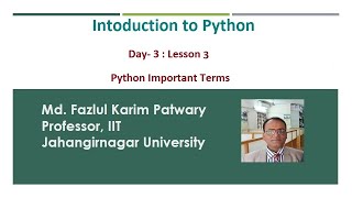 Python Day 3: Lesson 3