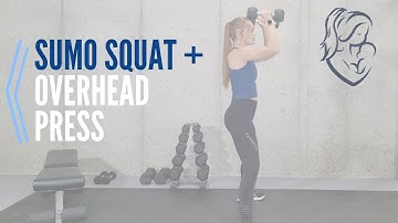 SUMO SQUAT TO OVERHEAD PRESS | How to do this exercise