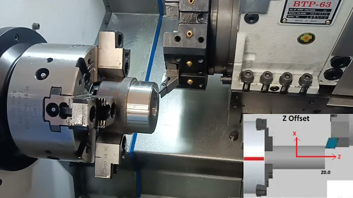 Tool Offset taking procedure in FANUC Turning CNC