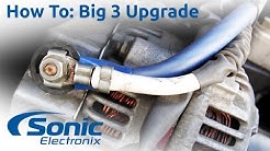 How To Install the Big 3 Upgrade | Improve Your Vehicle's Electrical Charging System | Car Audio 