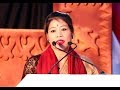 Mary Kom singing Ajeeb Dastan at her Felicitation Program by Tribal Affairs and TRIFED in Delhi