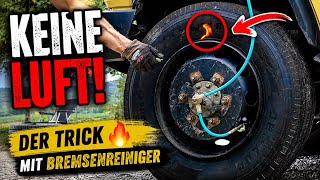 Tires mounted by hand – in the end, only brake cleaner helps 🔥