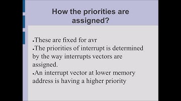 Embedded Sytem : AVR Interrupt | Timers | CDAC Study Material