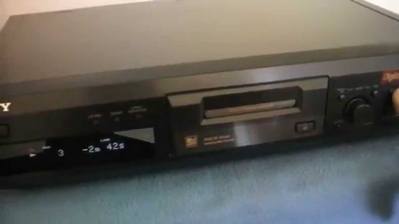 Lecteur minidisc sony mds-je330 avec notice et à Joussé | Clasf image-video