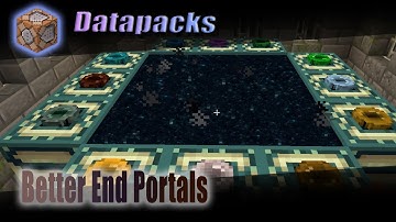 Minecraft Datapacks 1.18.2: Better End Portals