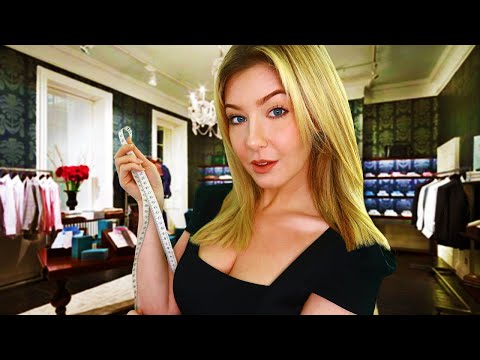 ASMR STRICT RUSSIAN MEASURING YOU | Unpredictable Tailor Roleplay
