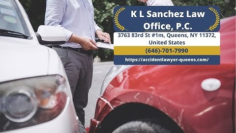 Queens Car Accident Lawyer by Keetick Sanchez