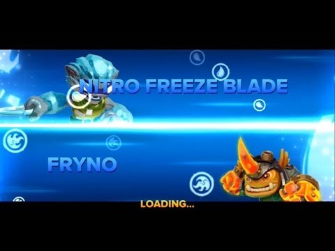 Figurine Skylanders Nitro Freeze Blade, Activision, Occasion