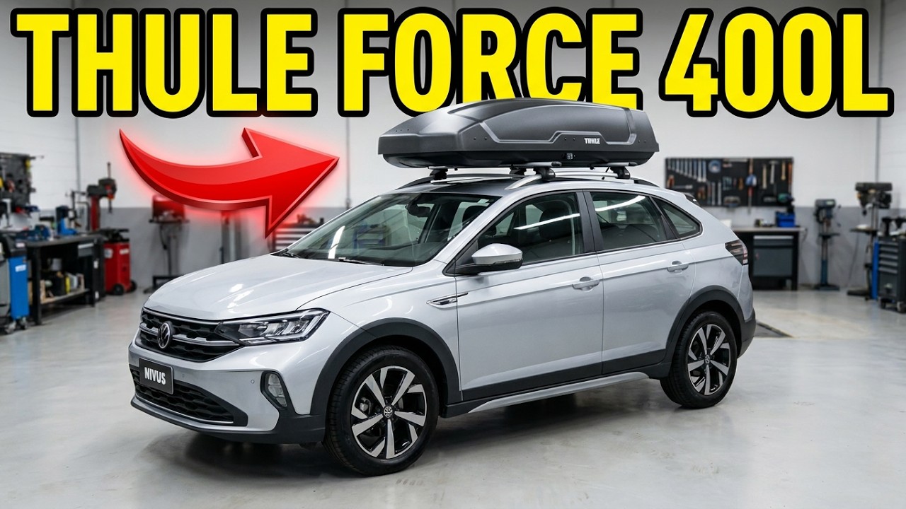 Como Fica um Bagageiro Thule Force 400L no VW Nivus? Veja o Resultado!