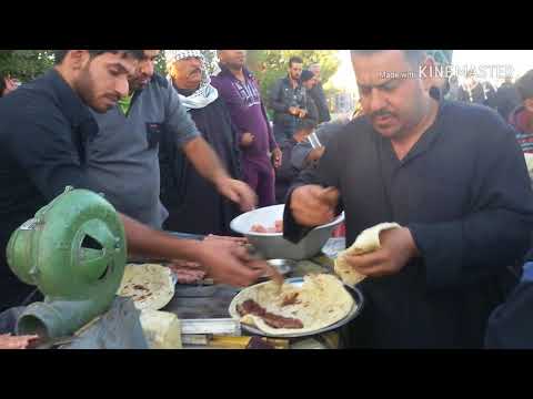 كباب لزوار البصره موكب عشائر الساده المكاصيص ذي قار