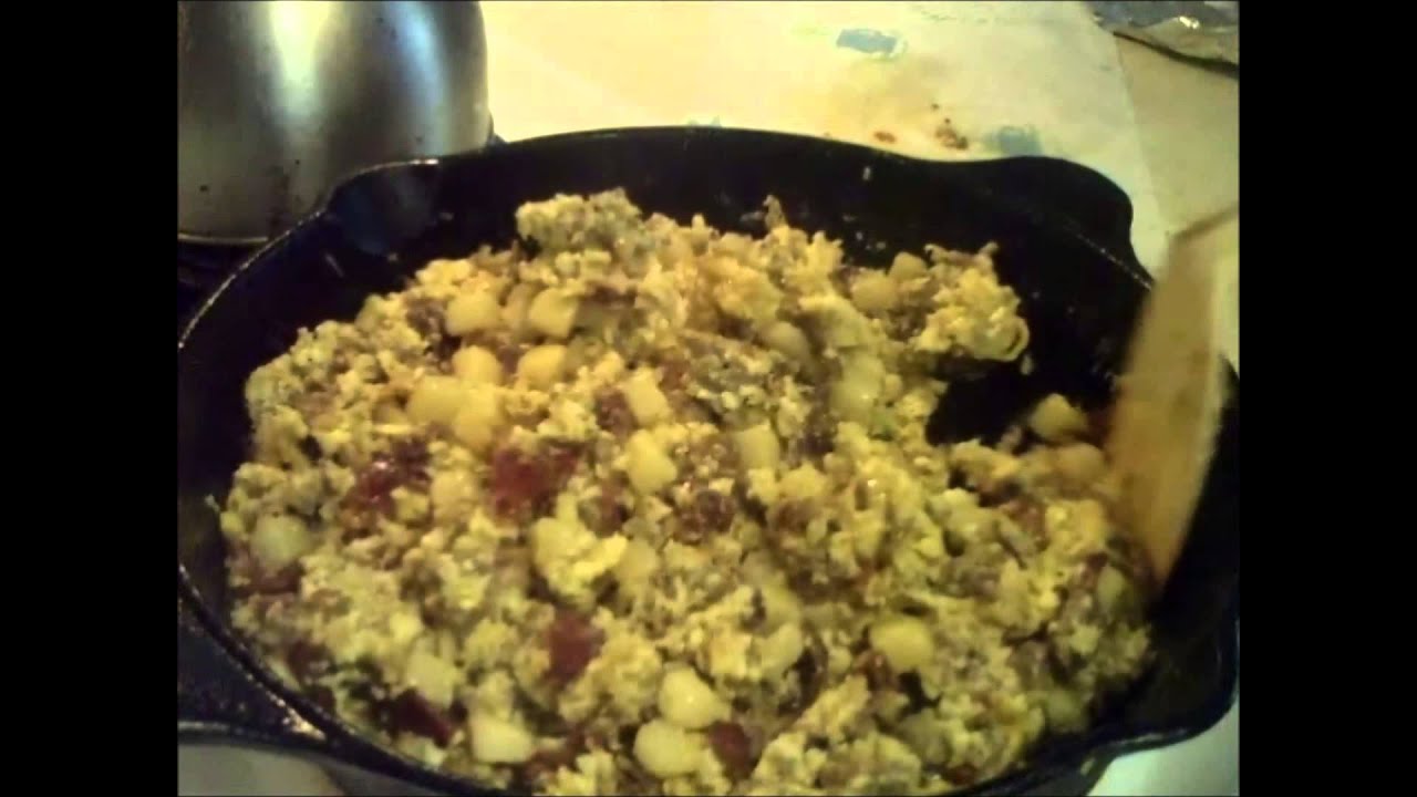 Cast iron mountain man breakfast recipe YouTube