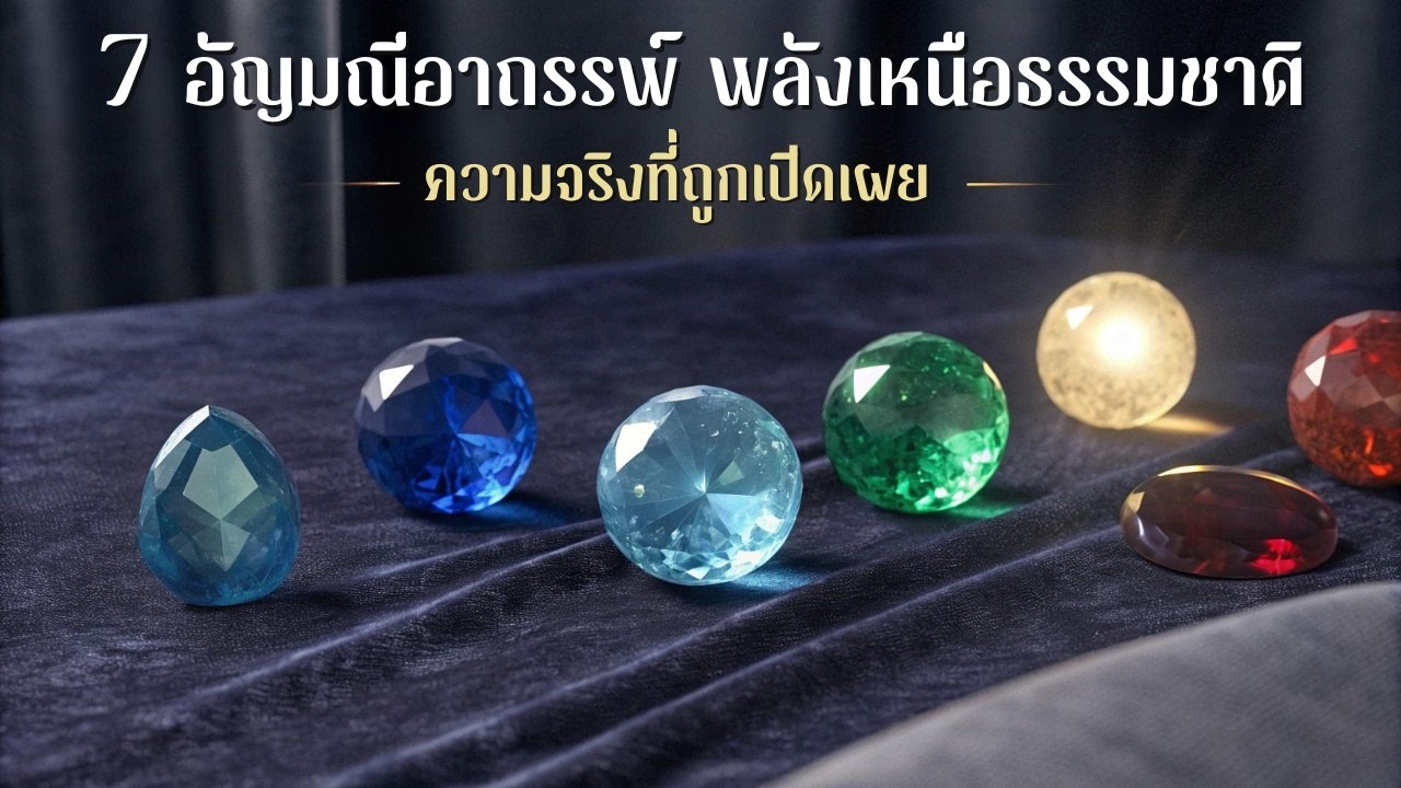7 สุดยอดอัญมณีลี้ลับ