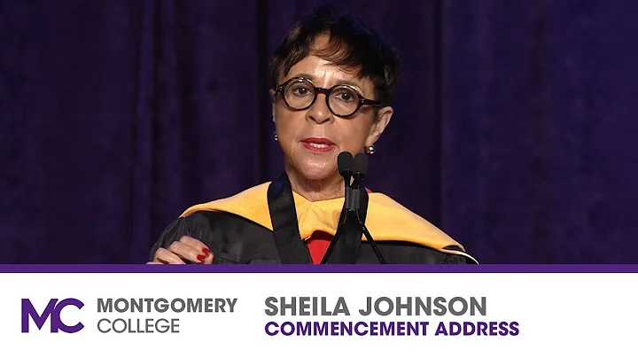Sheila Johnson delivers the keynote speech at Mont...