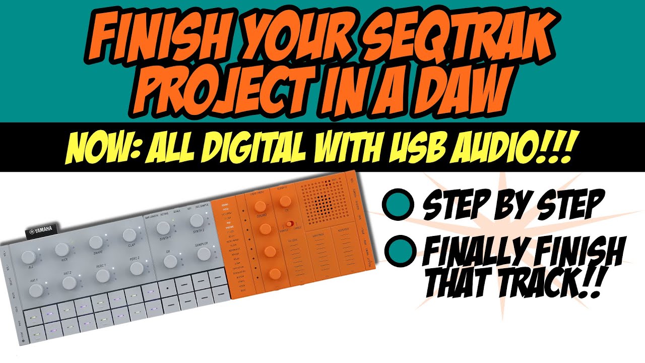 Recording Multitrack Audio Over USB : Yamaha SEQTrak to your DAW