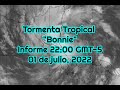 [ESPAÑOL] Bonnie toca tierra en la frontera de Nicaragua-Costa Rica