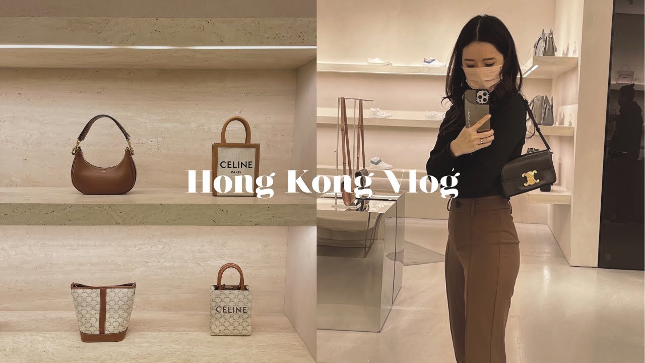 HK SHOPPING VLOG  COME SHOP W/ ME AT CELINE, PRICE INCREASE, TRIOMPHE  COLLECTION,Bags, Belt & Shoes 