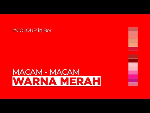 Video: Apakah warna merah vermilion?