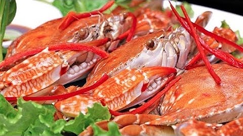 Cách luộc ghẹ và luộc cua biển đúng cách không rụng càng thịt ghẹ thịt cua thơm ngon ngọt và đẹp mắt