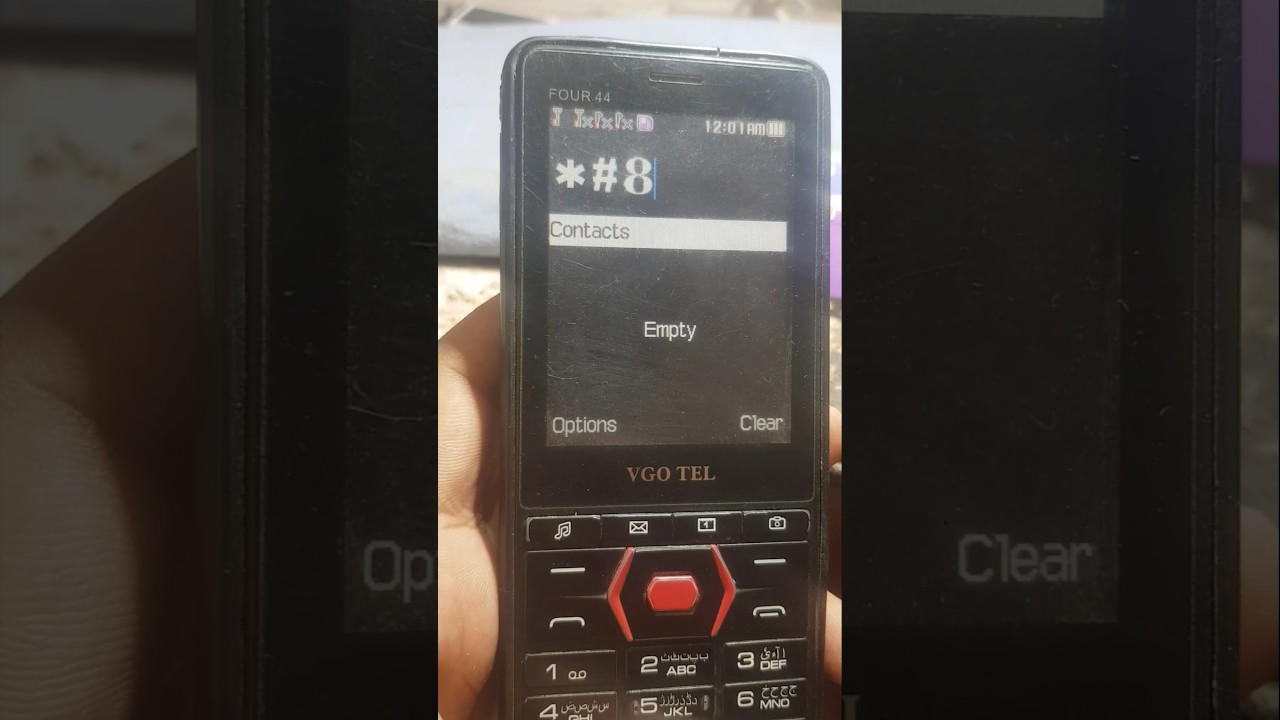 Reset code for VGO Tel Four 44 