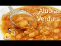 ALUBIAS con VERDURAS ¡MUY FÁCILES DE HACER y SUPER RICAS!🥬🍲😍