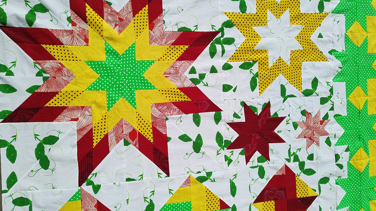 Не одинокая звезда / Как сшить восьмиконечную лоскутную звезду