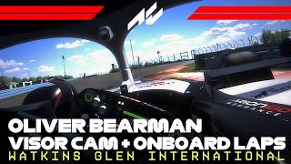 F1 2025 Watkins Glen (Inner Loop + Boot Section) | Oliver Bearman Onboard | #assettocorsa