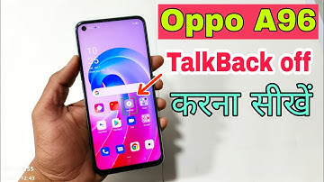 Oppo A96 TalkBack Off Kaise Karen | How To Disable Talkback Oppo A96 | All Oppo TalkBack Off |