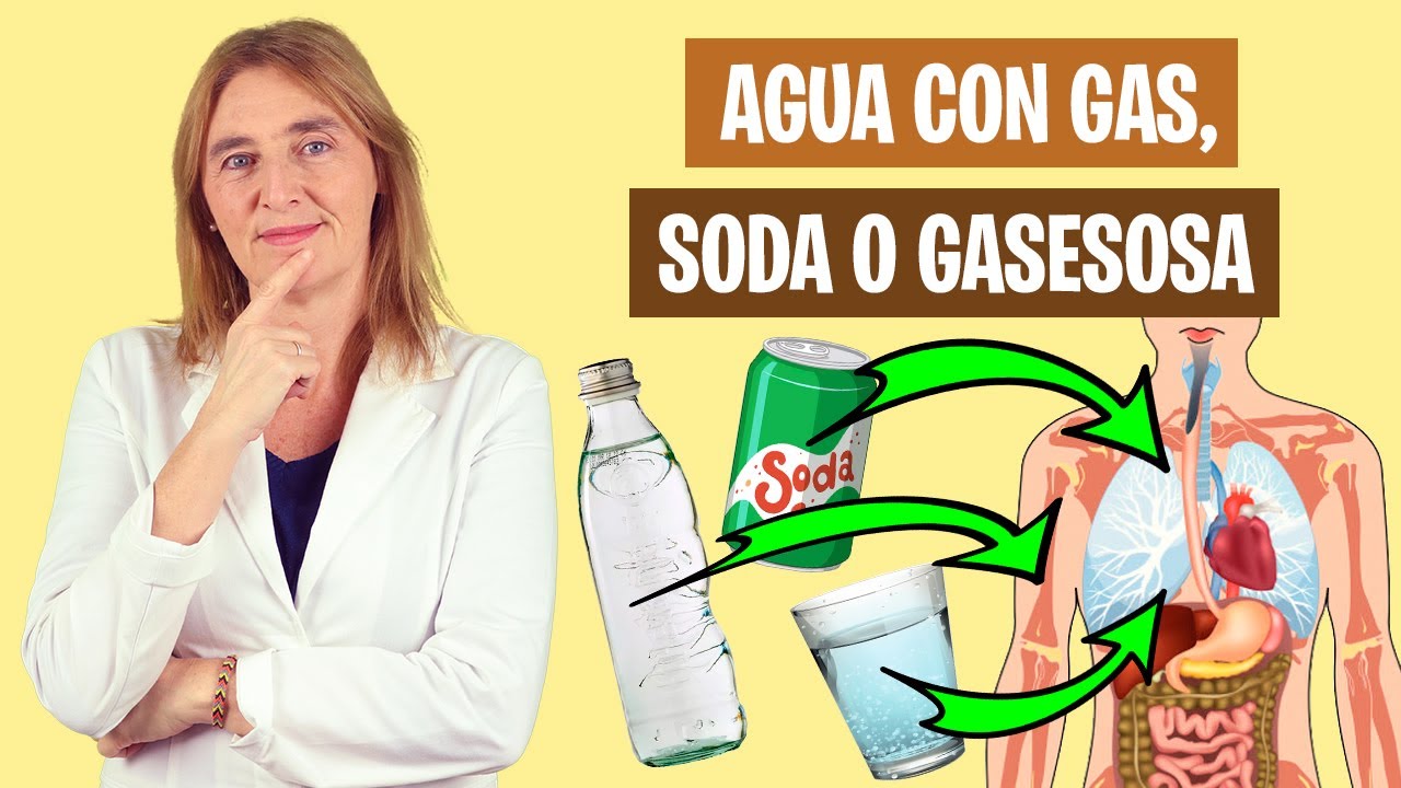 EFECTOS de AGUA CON GAS, SODA o GASEOSA | Agua con gas, soda o gaseosa | Alimentación real saludable