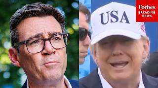 Trump Interrogé : Que Pensez - Vous De Lavis Dandy Burnham Sur Vos Commentaires Concernant Une Ir...
