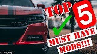 TOP 5 CHEAPEST MODS YOU MUST HAVE in 2019!!! Dodge Charger/Challenger