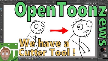 OpenToonz News: New Cutter Tool feature using a new erase segment option