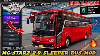 🔥DOWNLOAD MG STARZ 2.0 SLEEPER BUS MOD FOR BUSSID | BUS SIMULATOR INDONESIA | BUSSIN | #bussidmods screenshot 3