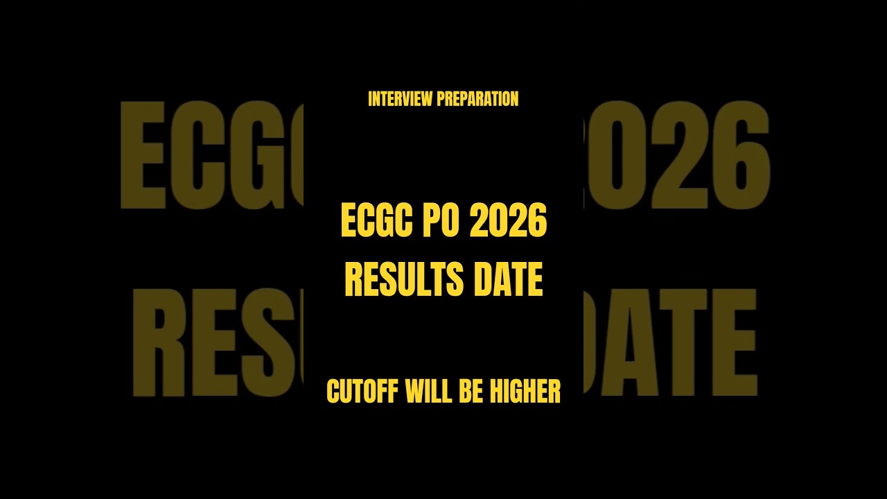 Ecgc Po results out date 