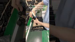 Assembling the speaker Every screw. Every layer. Every detail#speaker #Soundbar #TechTok #factory