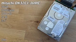 Hitachi DK32CJ-36MC 36GB (2001) - Hard Drive Sounds
