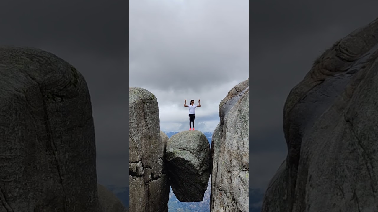 Kjerag the most beautiful and steepy Hike❤️ 