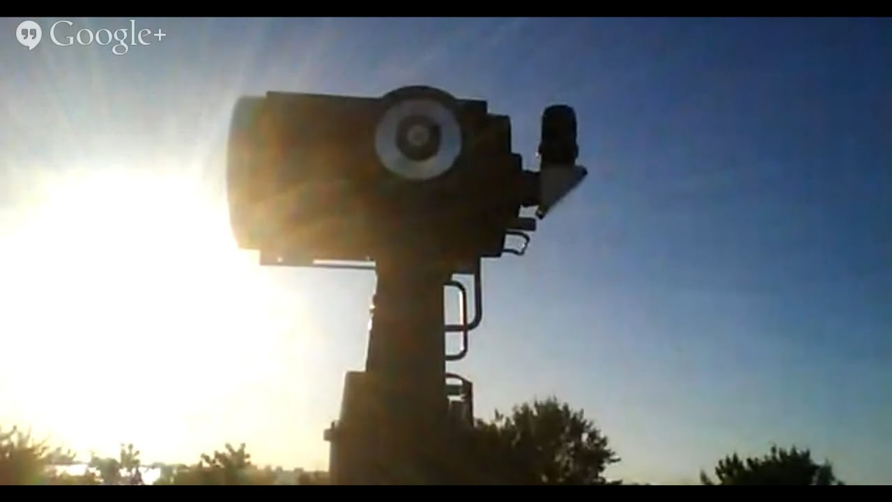 Partial Solar Eclipse Sunset Live - 10/23/14 - YouTube