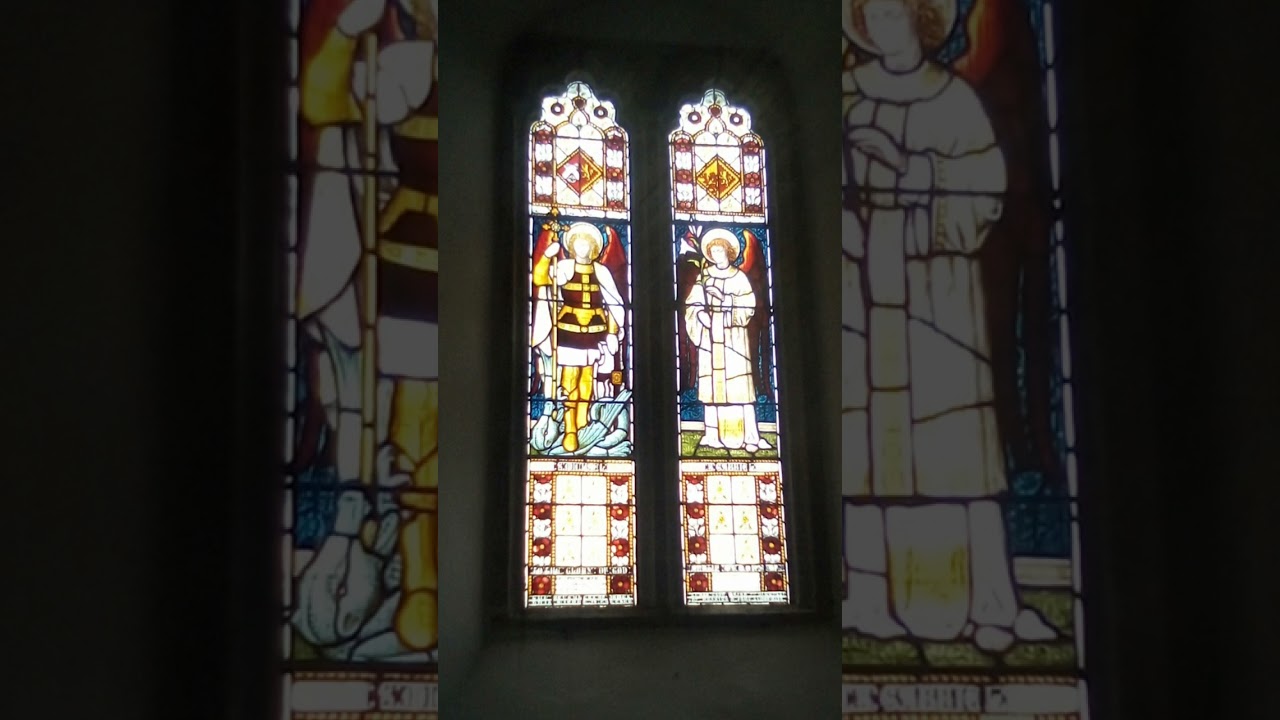 Different Stained Glass Windows from Churches in 2025. 