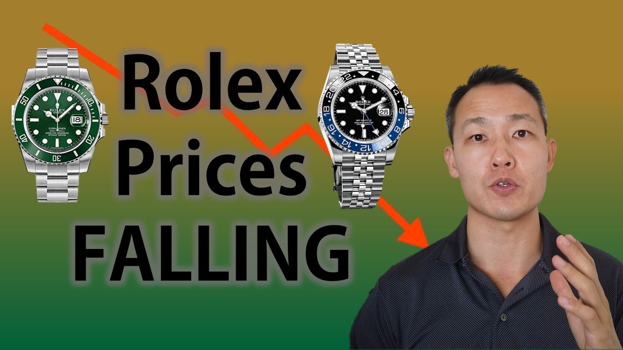 rolex prices falling