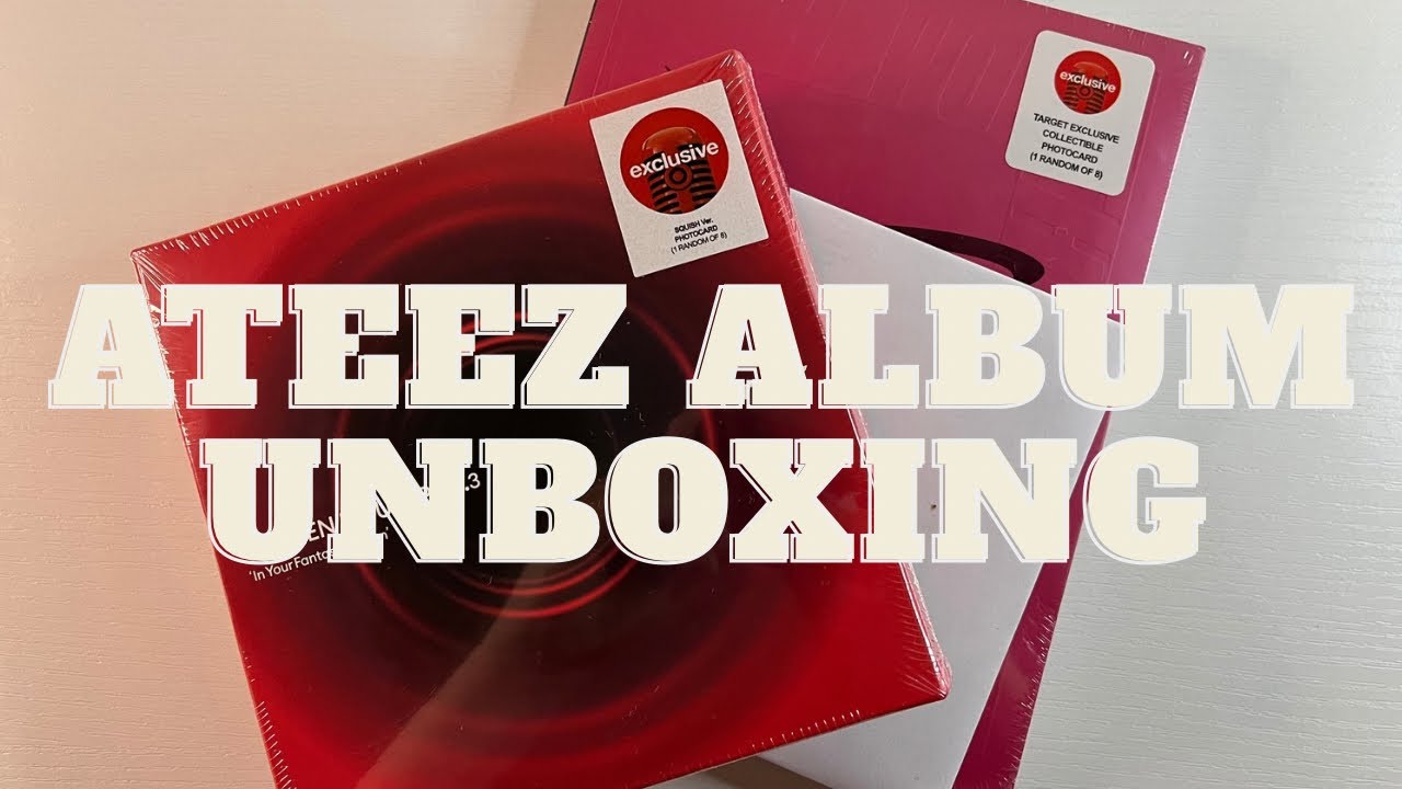 ATEEZ - Golden Hour Pt. 3 In Your Fantasy album unboxing & more